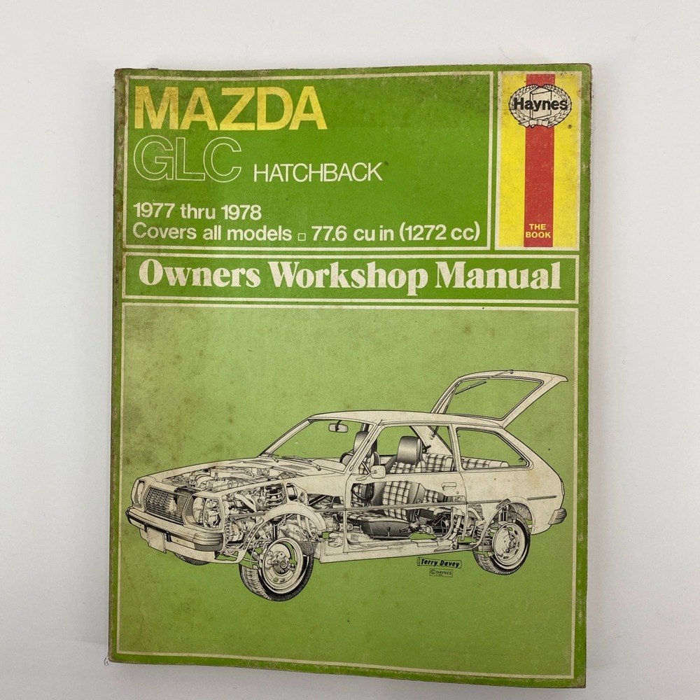 Haynes Mazda GLC Hatchback Owners Workshop Manual 1977-1978 1272cc Vintage